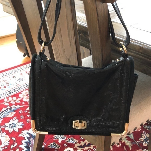 Ann Taylor Gorgeous Embossed Snake Shimmery Bag